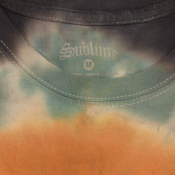 Sublime Band Short Sleeve Crew Neck Graphic T Shirt Mens Size Medium M Black - Picture 3 of 9